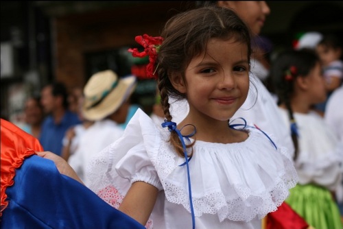 Smiling Costa Rican Girl