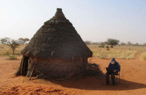 African hut