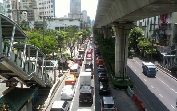 Bangkok Sukhumvit Traffic